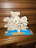 Personalisiertes Geburtsschild aus Holz – Einzigartiges Baby Geschenk | Xaneth
