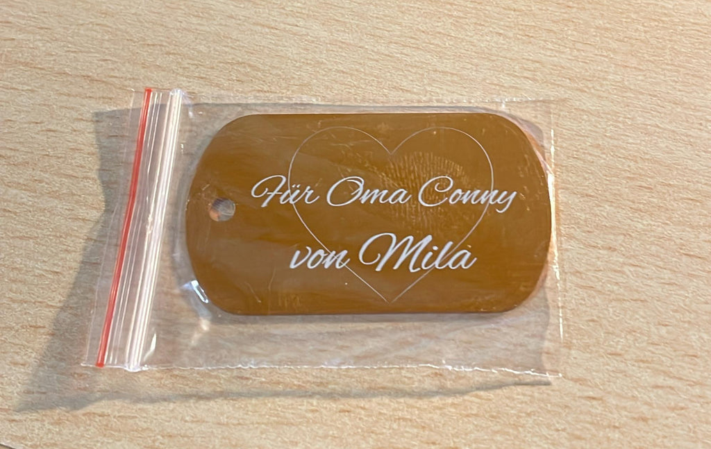 Herz Anhänger – Name & Foto | Perfektes Geschenk ❤️