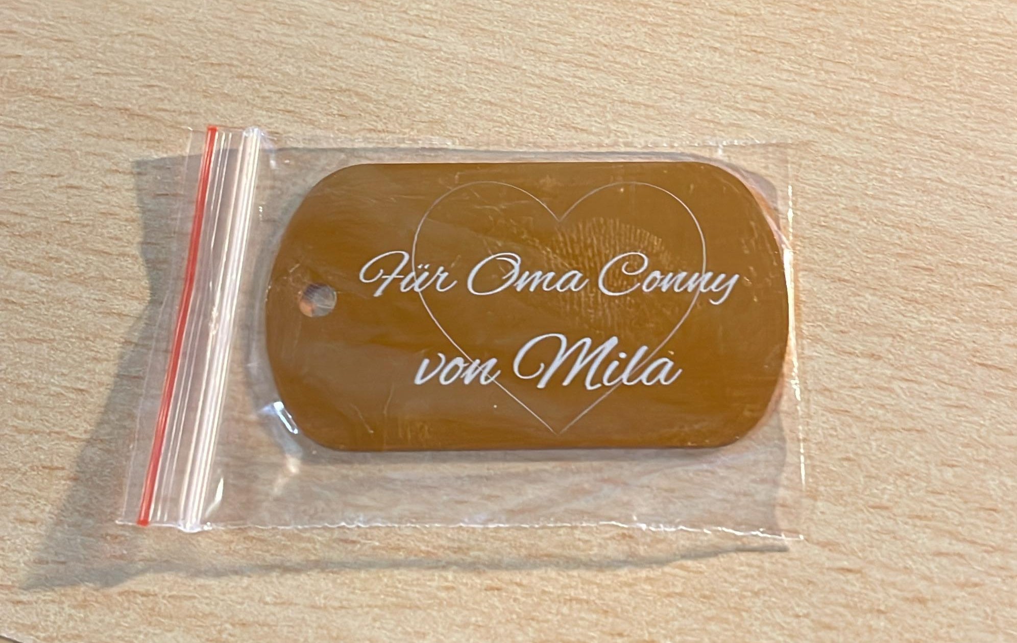 Dog Tag Anhänger – Name & Foto | Verschiedene Größen & Farben