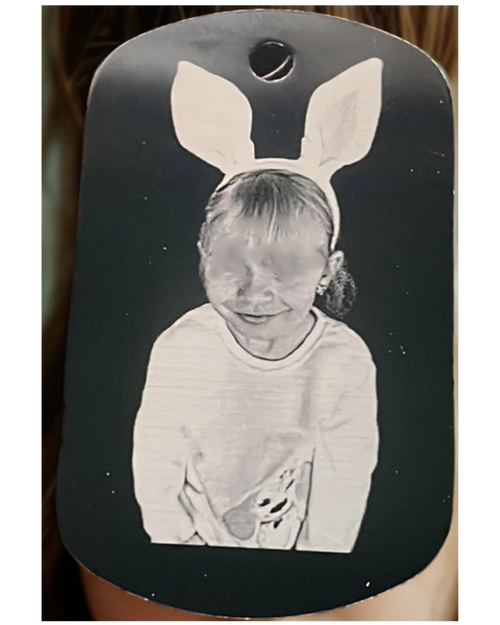 Dog Tag Anhänger – Name & Foto | Verschiedene Größen & Farben
