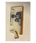 Goldener Foto Anhänger personalisiert aus Edelstahl – Elegantes Geschenk mit Gravur